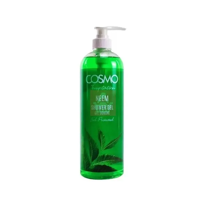 Cosmo Neem Shower Gel – Purifying and soothing, enriched with neem extracts for clean, soft and protected skin, ideal for problem skin(480ML)