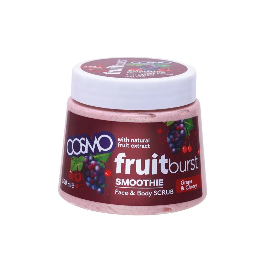 Cosmo Grape & Cherry Face & Body Scrub 500ml