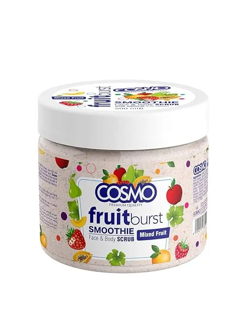 Cosmo Mix Fruit Face & Body Scrub 500ml