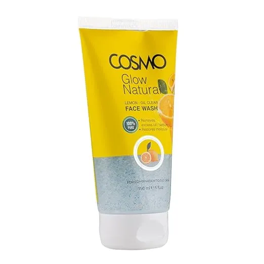 Cosmo Lemon Glow Natural Face Wash 150 ml