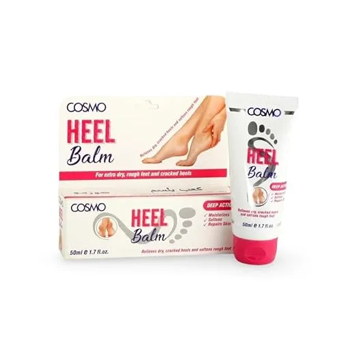 Cosmo Heel Balm 50ml | Deeply Moisturizing and Repairing Balm for Cracked, Dry, and Rough Heels, Intense Hydration, Soft & Smooth Skin, Long-Lasting Relief, and Daily Foot Care