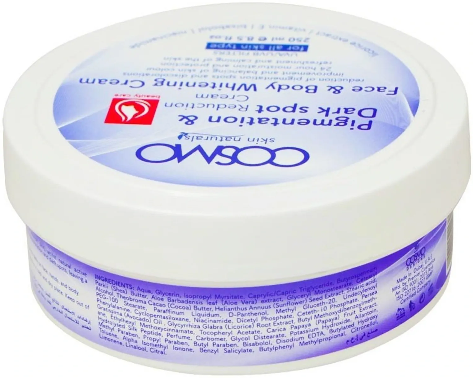 COSMO Pigmentation & Dark Spot Reduction Face & Body Cream (250 ml)