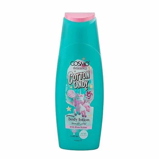 COSMO Delicious Cotton Candy With Shea Butter Pure Hydration Body Lotion 400ml,