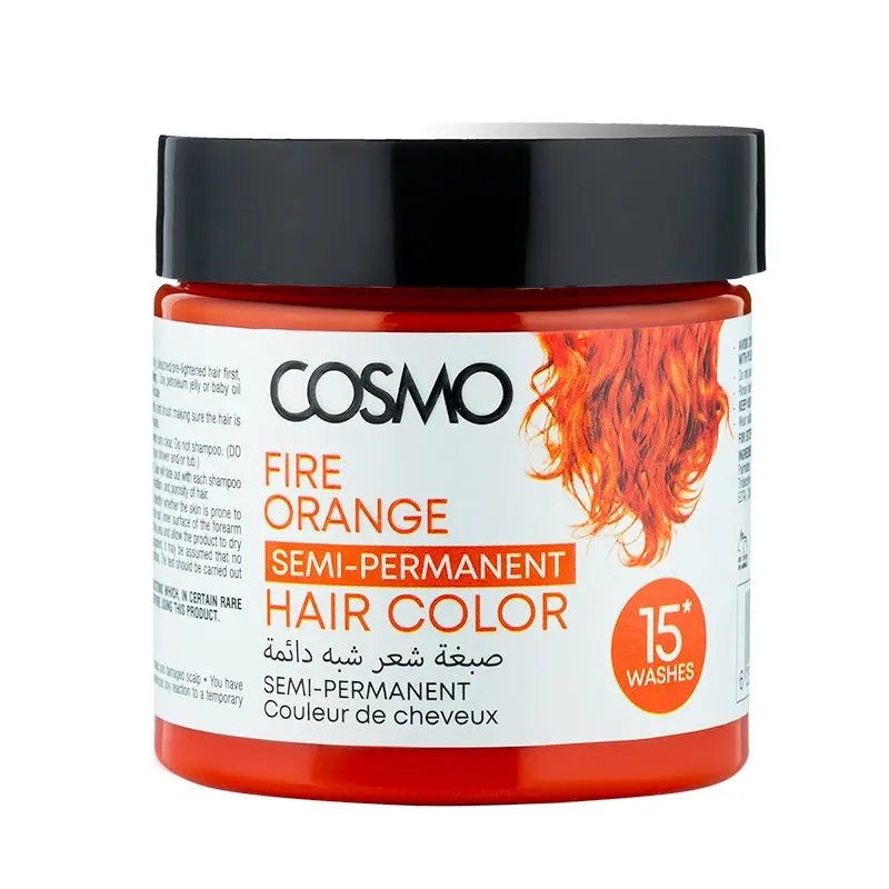 FIRE ORANGE SEMI PERMANENT HAIR COLOR CREAM (120ml)