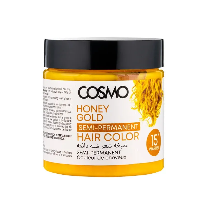 HONEY GOLD SEMI PERMANENT HAIR COLOR CREAM 120G (COSMO SERIES)