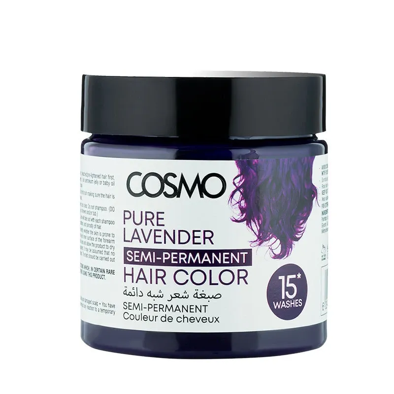 PURE LAVENDER SEMI PERMANENT HAIR COLOR CREAM 120G (COSMO SERIES)