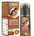 Cosmo - Hair Color Shampoo (Medium brown) 180 ML