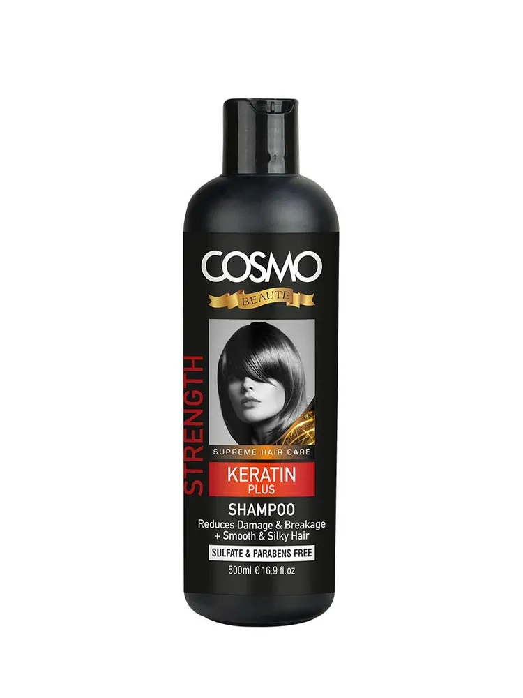 [COSMO-0121] Cosmo Beaute Hair Care Keratin Plus Strengthen Shampoo 500ml