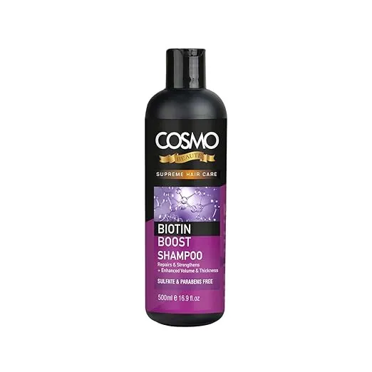 Cosmo Beaute New Hair Care (Biotin Boost) Enhanced Volume Beaute Shampoo 500ml