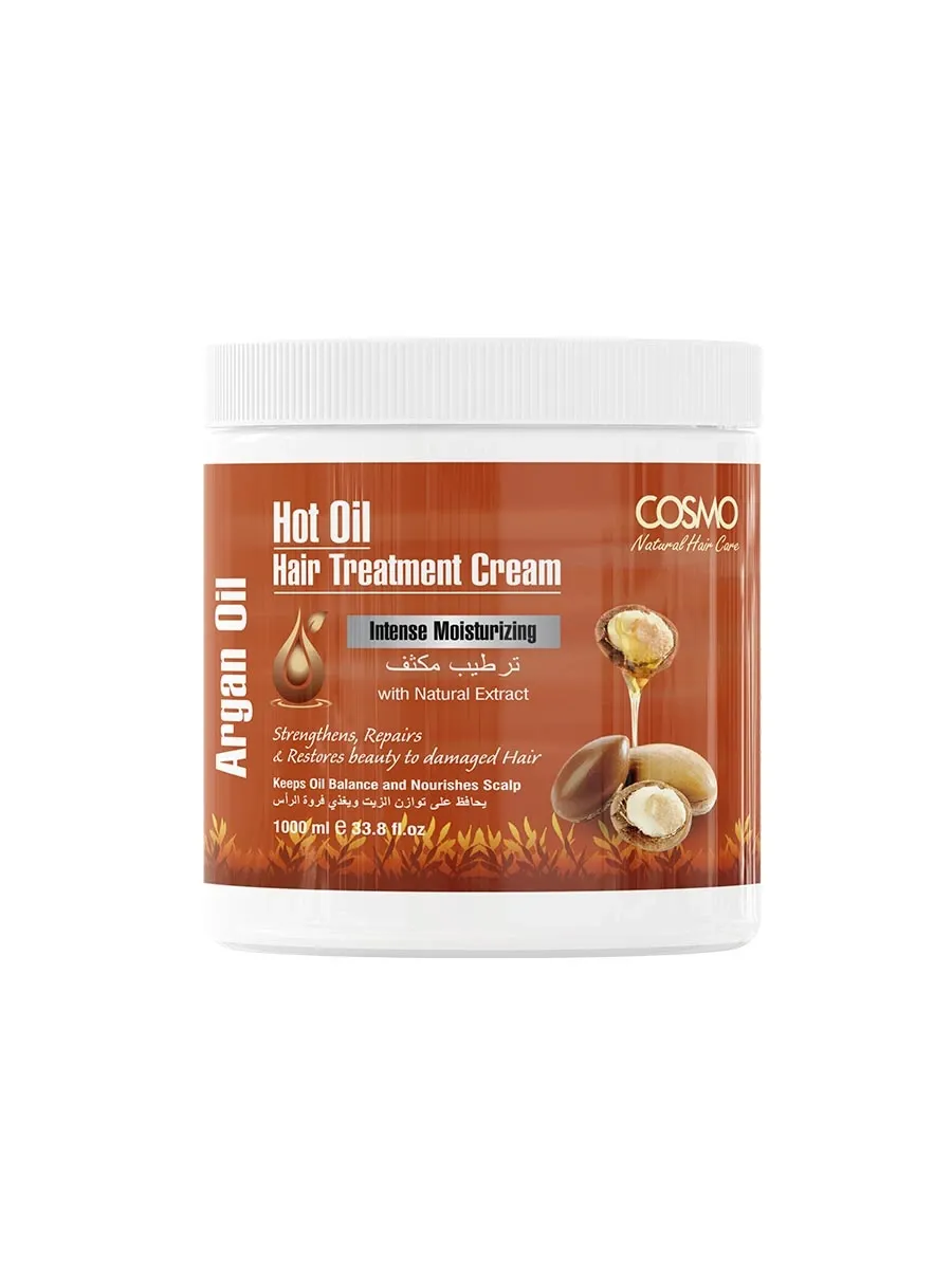 Cosmo - Hot Oil Hair Treatment Cream (Argan Oil )1000ml